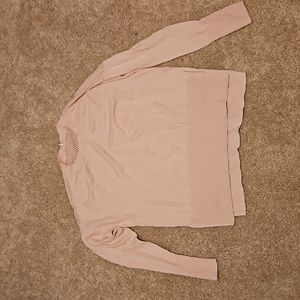 pale pink sweater, calia by Carrie underwood size medium